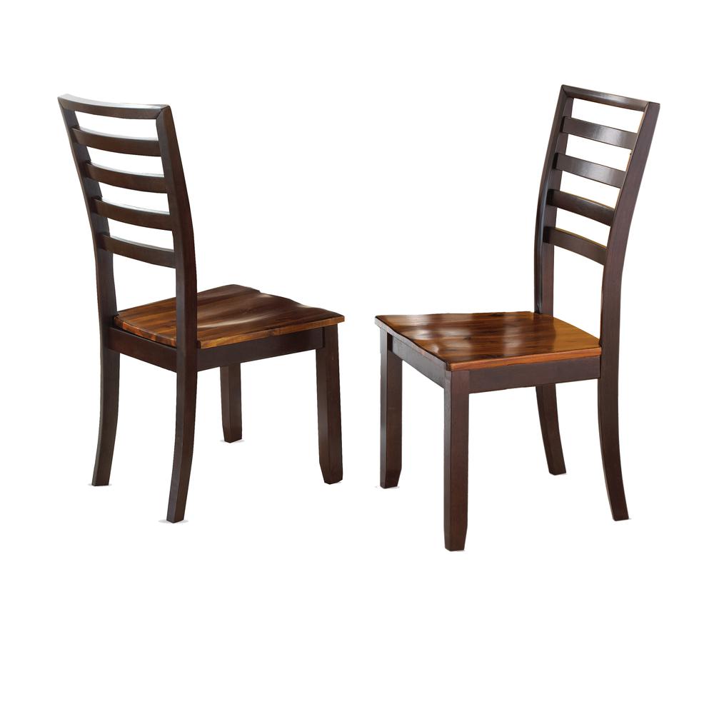 5 Pc Dining Set, Tone on tone cordovan cherry finish
