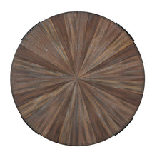 Chevron Round End Table