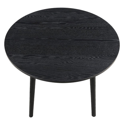 Willow Black Round Table