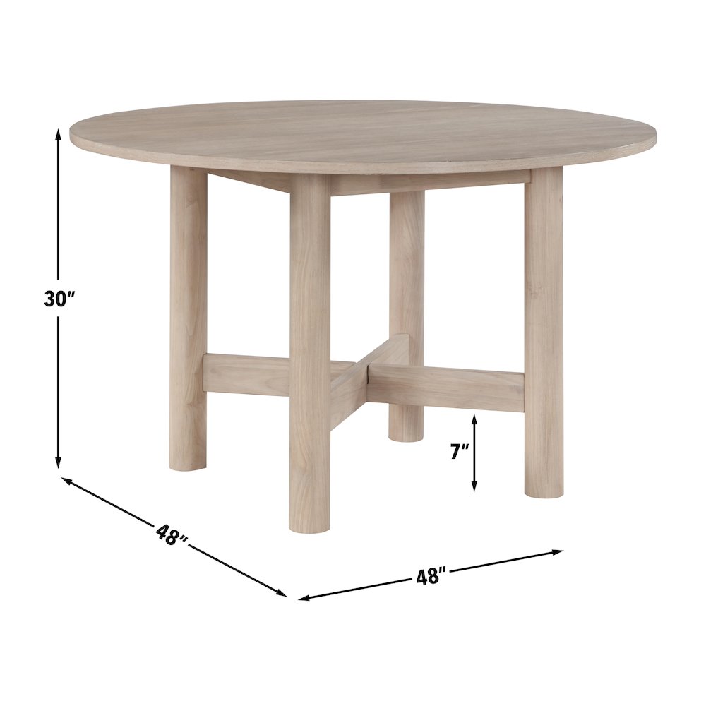 Gabby 48-inch Round Dining Table