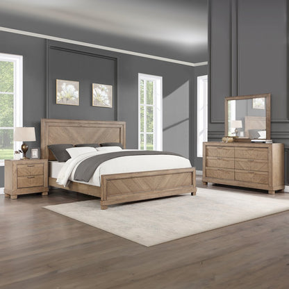 Montana 4-Piece King Bedroom Set, Weathered Sand