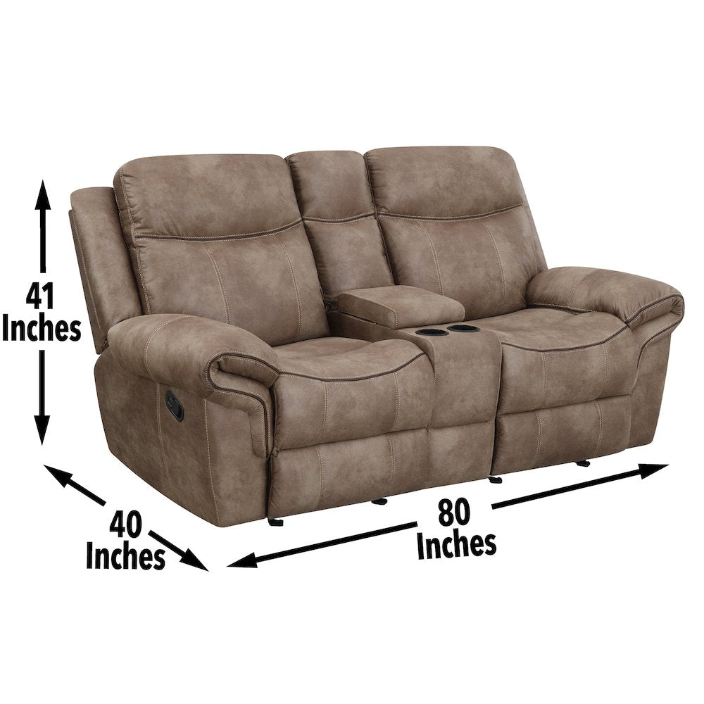 Nashville Glider Recliner Console