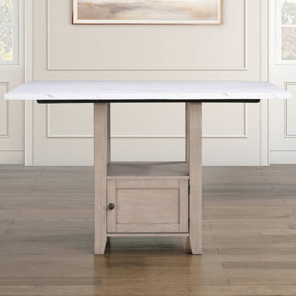 Taylor Faux Marble Top Counter Table