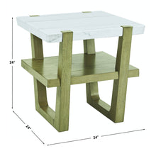 Perth White Marble 3-Piece Table Set (Cocktail, End & Sofa Table)