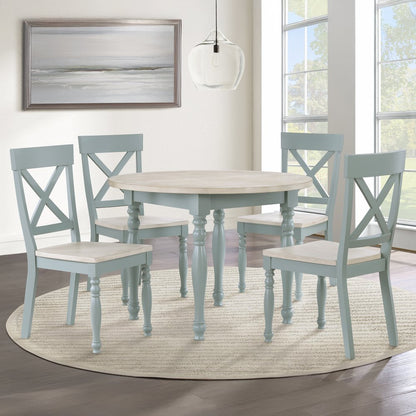 Darcy 5pc Dining Set Green