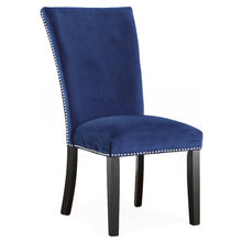 Camila 9PC Square Dining Set Blue Chair