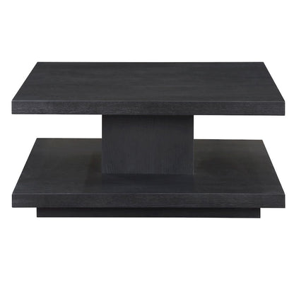 Canyon Cocktail Table with Casters, Black