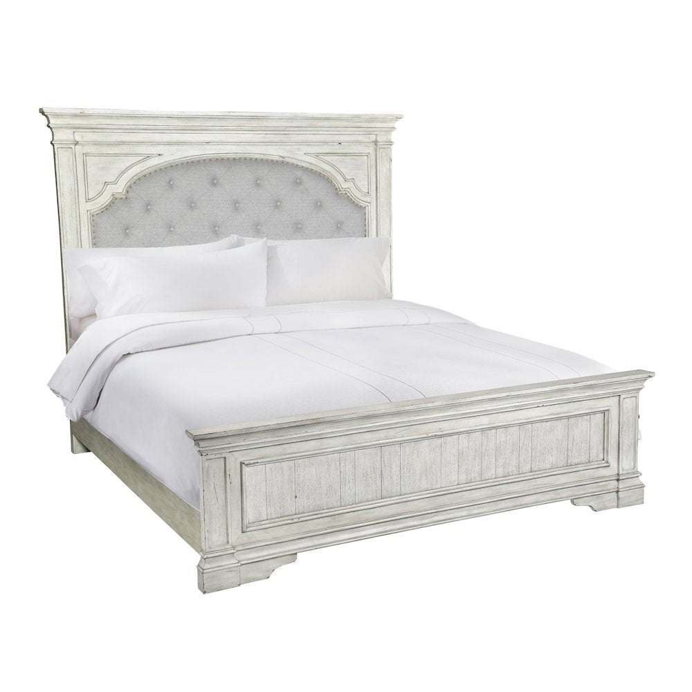 Highland Park Queen Bed Ivory