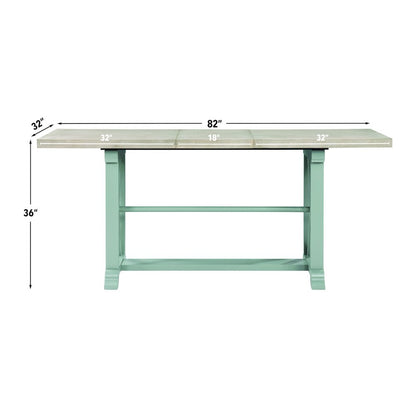 Darcy 5pc Counter Dining Set Green