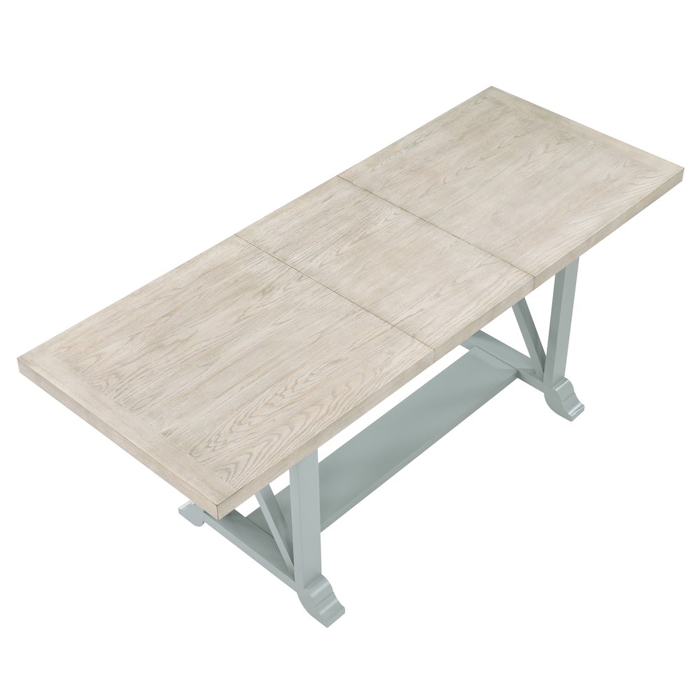 Darcy 7pc Counter Dining Set Green