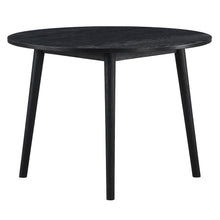 Willow Black Round Table