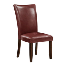 Hartford 72in Dining Set 7 PC with Red Chairs