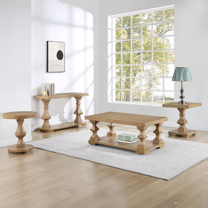 Dory Coffee Table with Casters, Sand