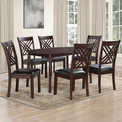 Adrian Oval Table - 7pcs Set (T+6S)