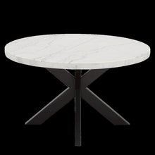 Xena Marble Top 52" Round Dining Table