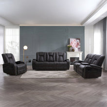 Marlow Charcoal 3PC Manual Reclining Set
