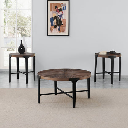 Chevron 3-Piece Table Set (Cocktail & 2 End Table)