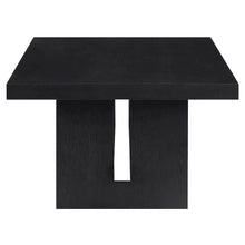 Aubrey 48" Coffee Table, Black Finish