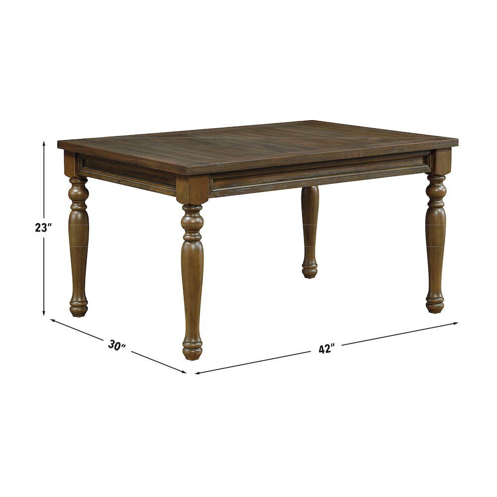 Joanna Kids 3PC Dining Set, Mocha Finish