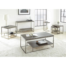 Lucia Chairside End TableGray/