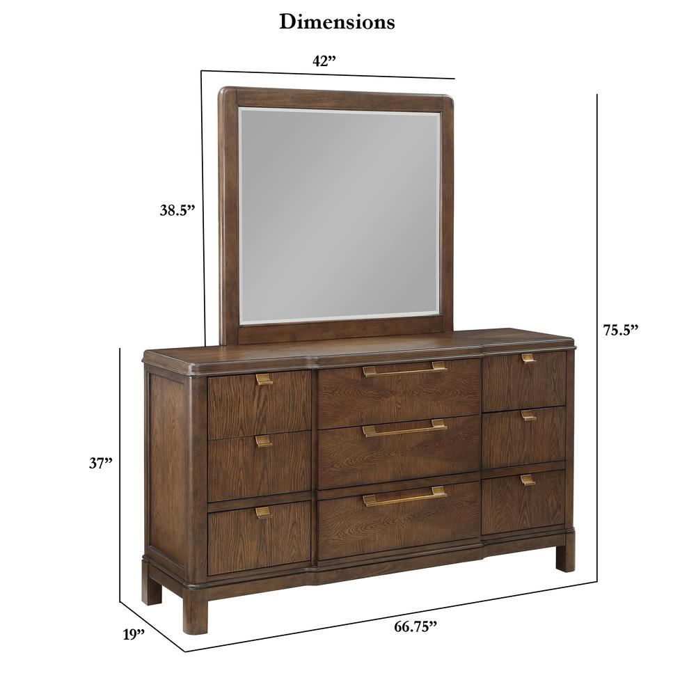 Milan Dresser and Mirror