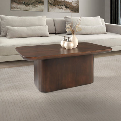 Hunter 48" Solid Wood Rectangular Coffee Table