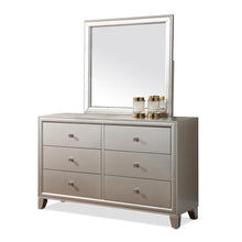 Omni Six Drawer Dresser and Mirror