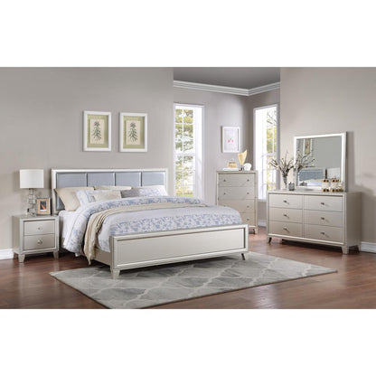 Omni Six Drawer Dresser and Mirror