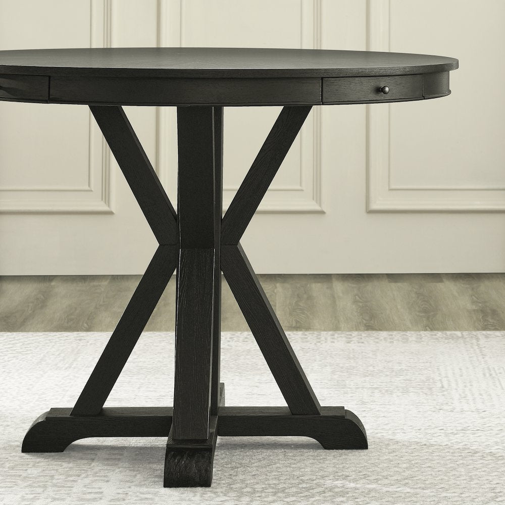 Rylie Counter Table, Black Finish