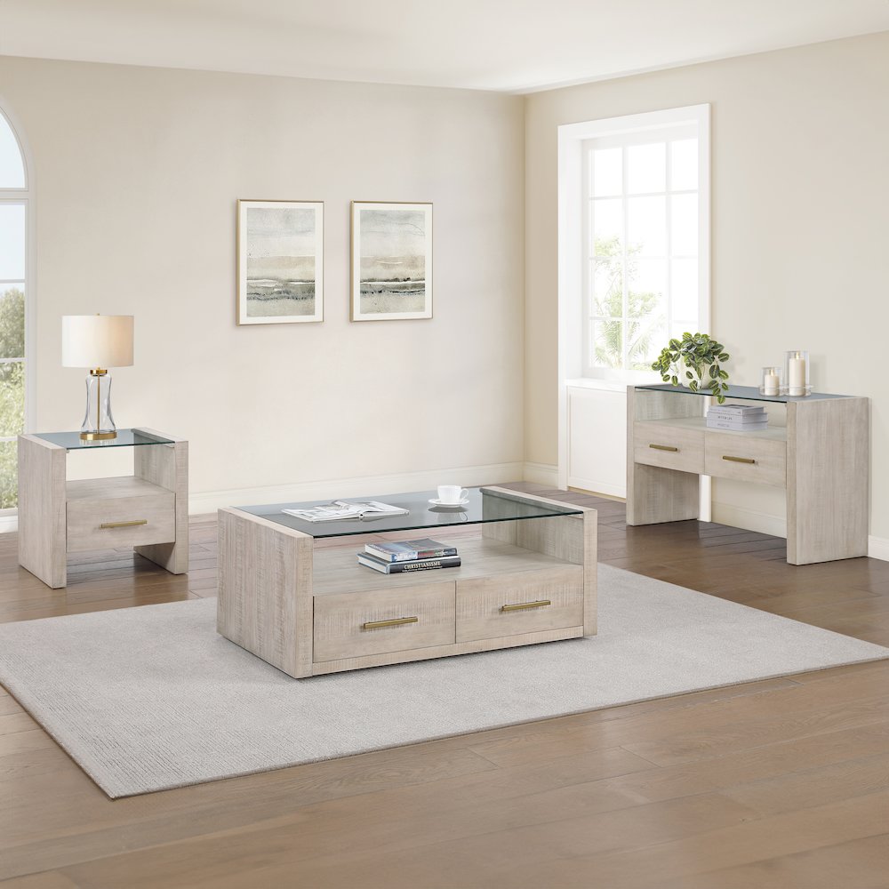 Garland Blonde End Table