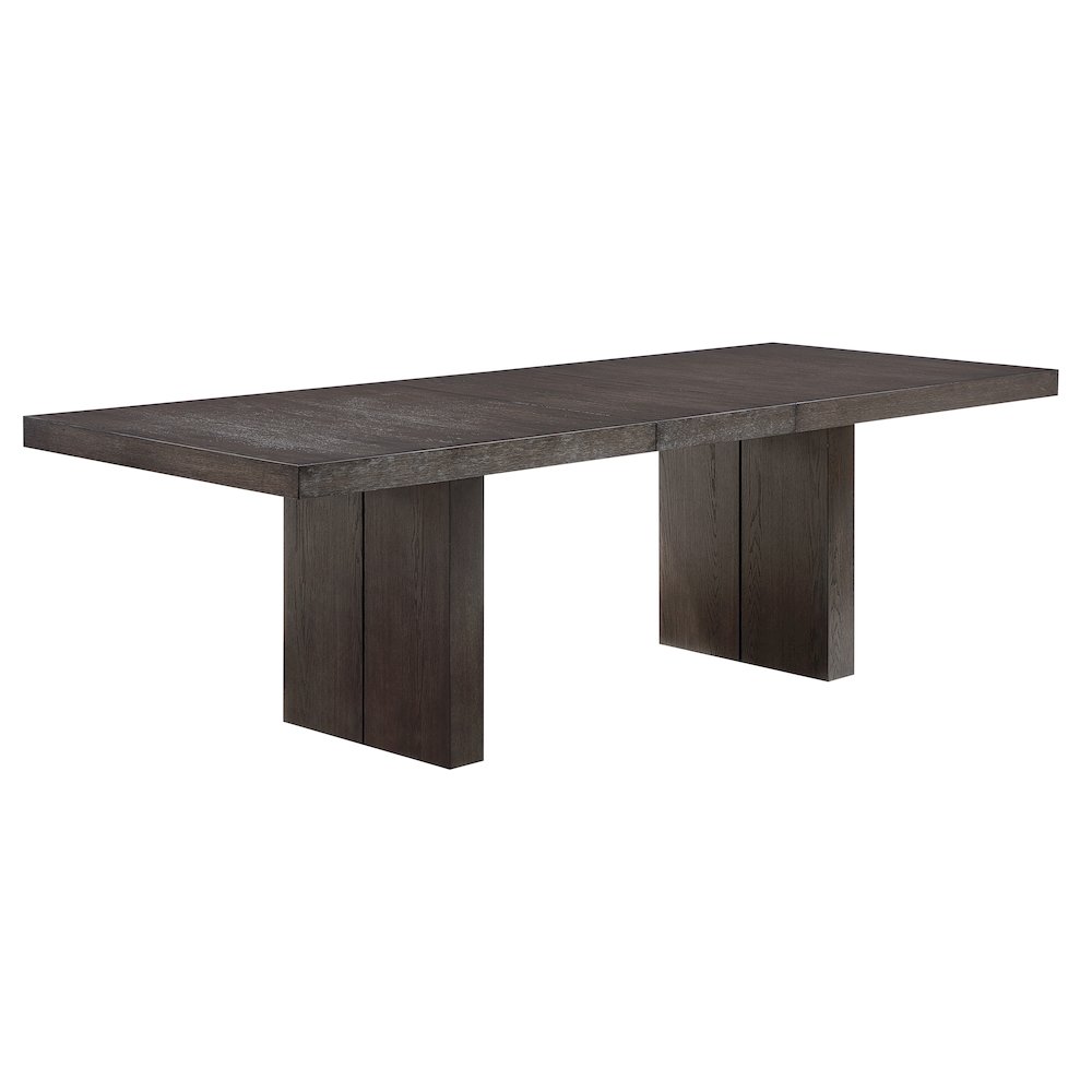 Evan 78-96-inch Dining Table w/18-inch Leaf, 4 Green Side Chairs, Bench