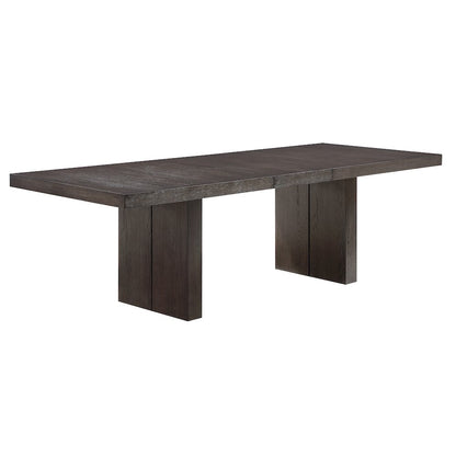 Evan 78-96-inch Dining Table w/18-inch Leaf, 4 Green Side Chairs, Bench