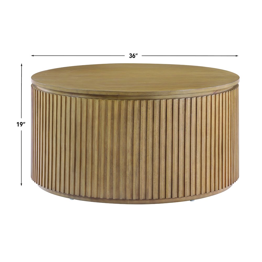 Colvin 3-Piece Table Set, Toffee Finish