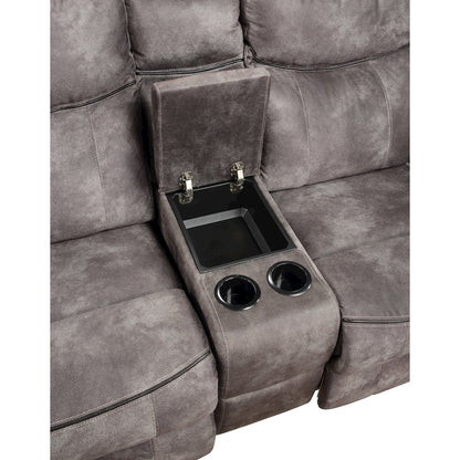Nashville Glider Recliner Conso Grey