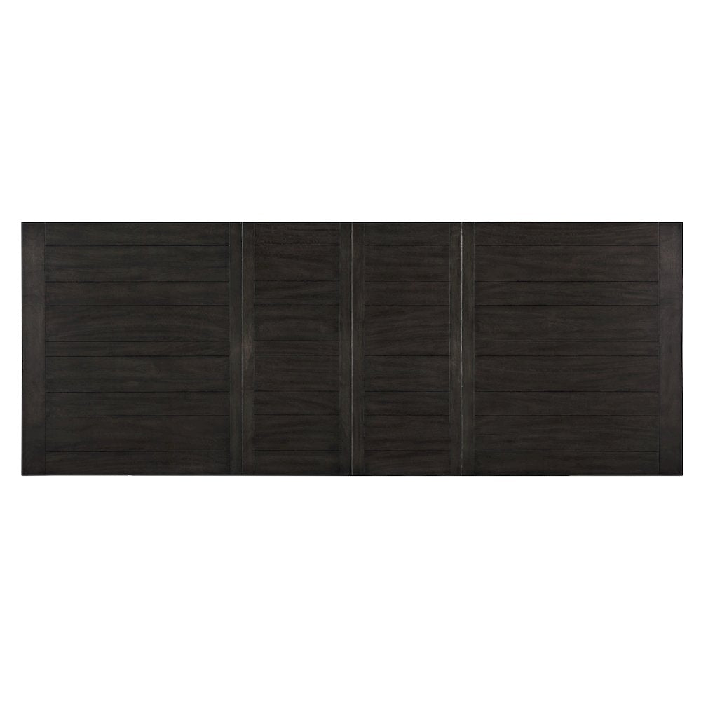Mango Wood Counter Height Dining Table and Stools 9 Piece Set, Brown