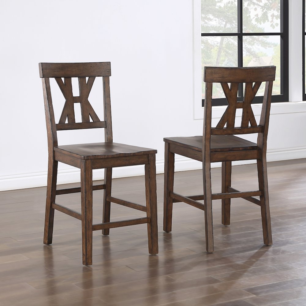 Auburn 7pc Counter Dining Set