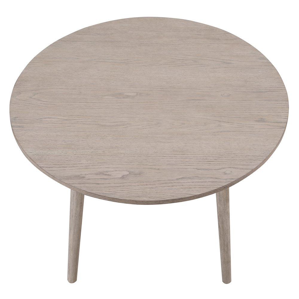 Willow 42" Round Dining Table, Tan