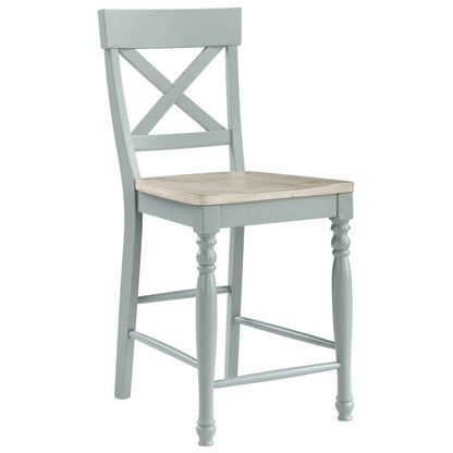 Darcy 7pc Counter Dining Set Green