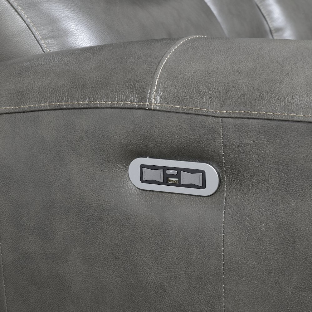Laurel Power Reclining Grey 3pc