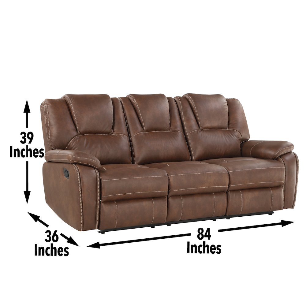 Katrine Brown Manual Sofa