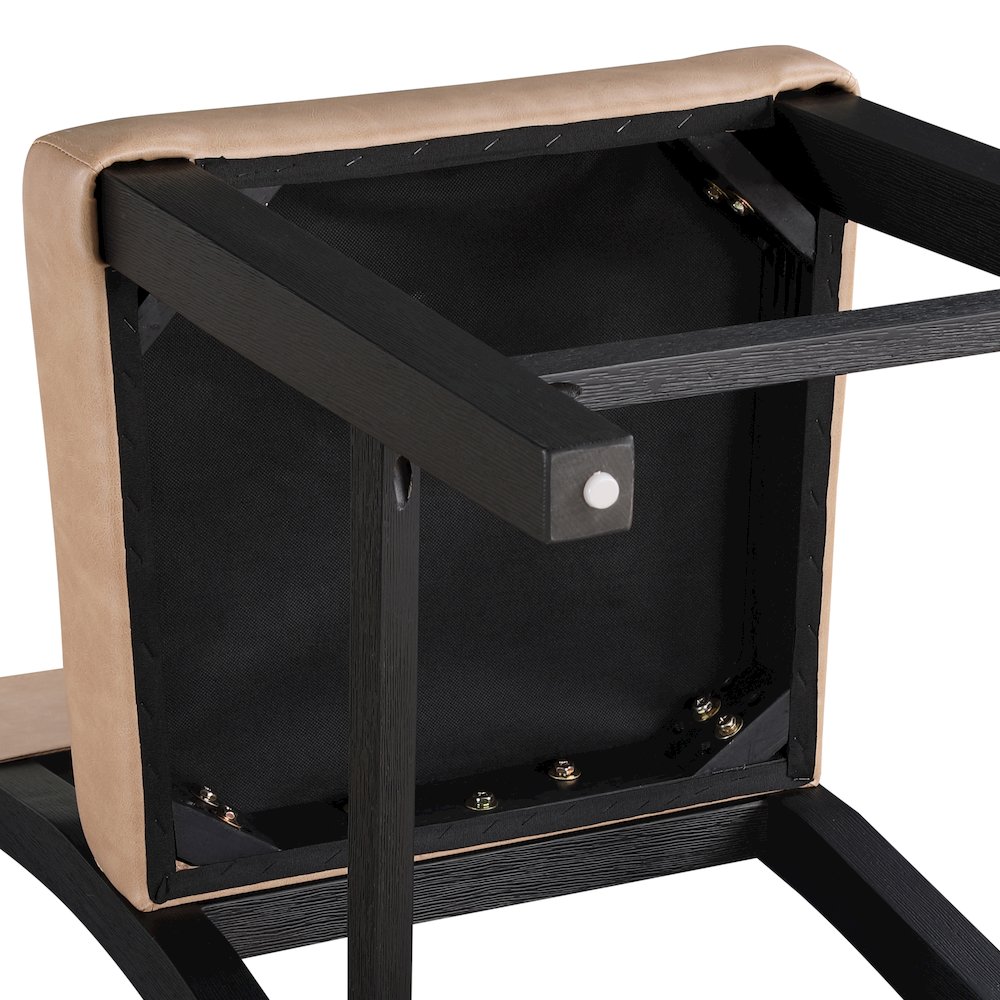 Aubrey Black Counter Chair