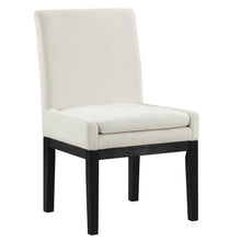 Aubrey Black Upholstered Side Chair
