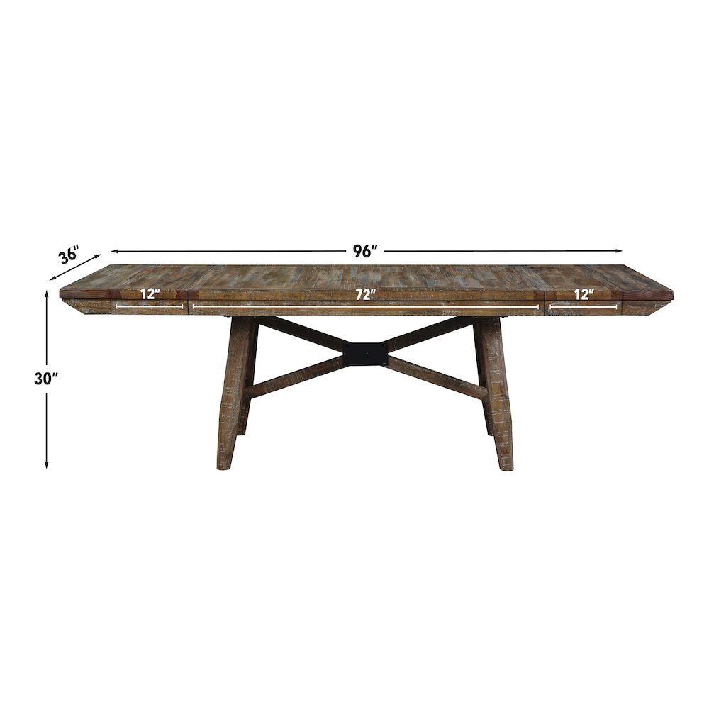 Riverdale Trestle Table with 8 RV700S Chairs