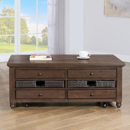 Oliver Lift-Top Cocktail Table w/Casters