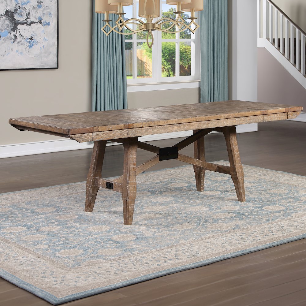 Riverdale Trestle Table with 8 RV700S Chairs