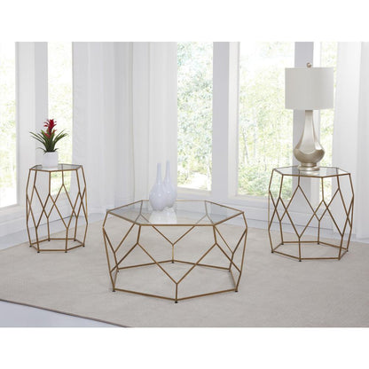 Roxy Chairside Table Glass Top Only