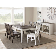 Cayla Table Dark Oak/White