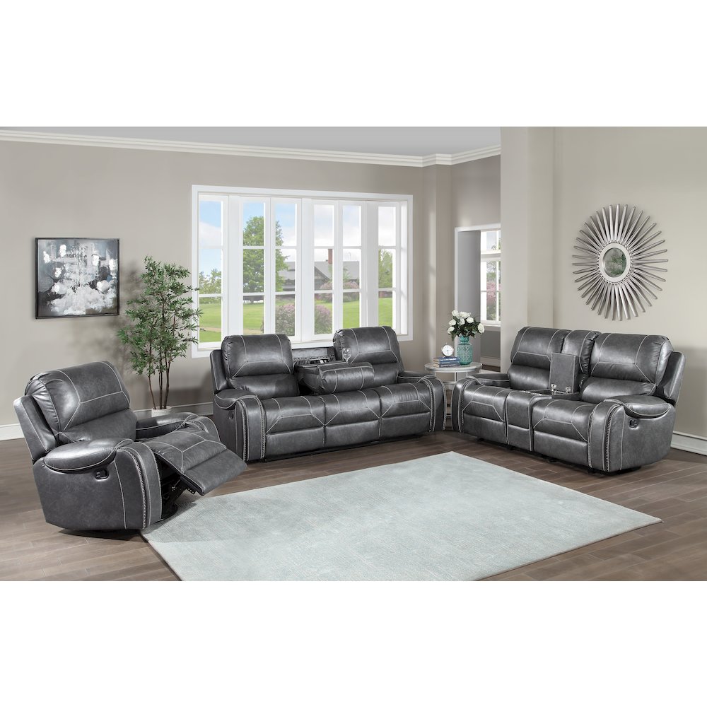 Keily Gray Manual Sofa