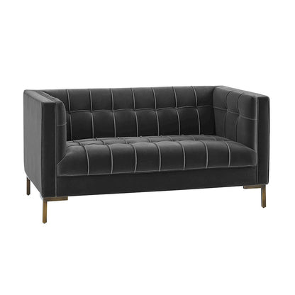 Isaac Gray Sofa and Loveseat