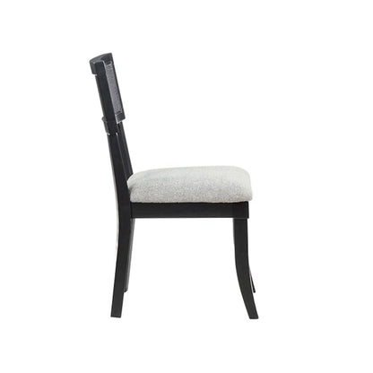 Colvin Black Cane Side Chair